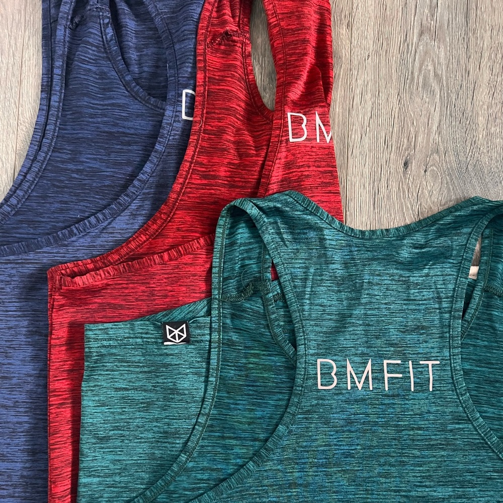 BMFIT mens athletic workout tanks
